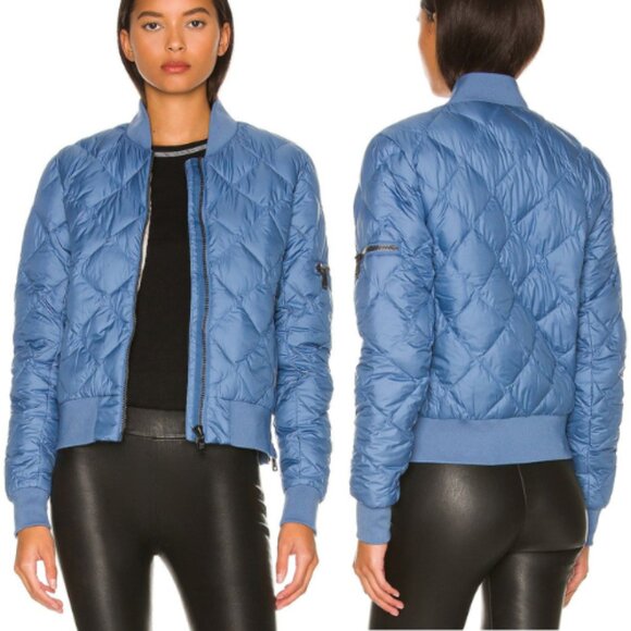 Alp N Rock Jackets & Blazers - Alp N Rock Women's Metro Bomber Jacket in Moonlight Blue Size XL